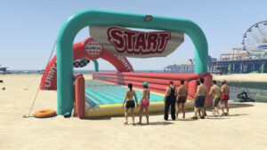 FiveM Beach Game MLO | Exciting Sliding Race Experience
